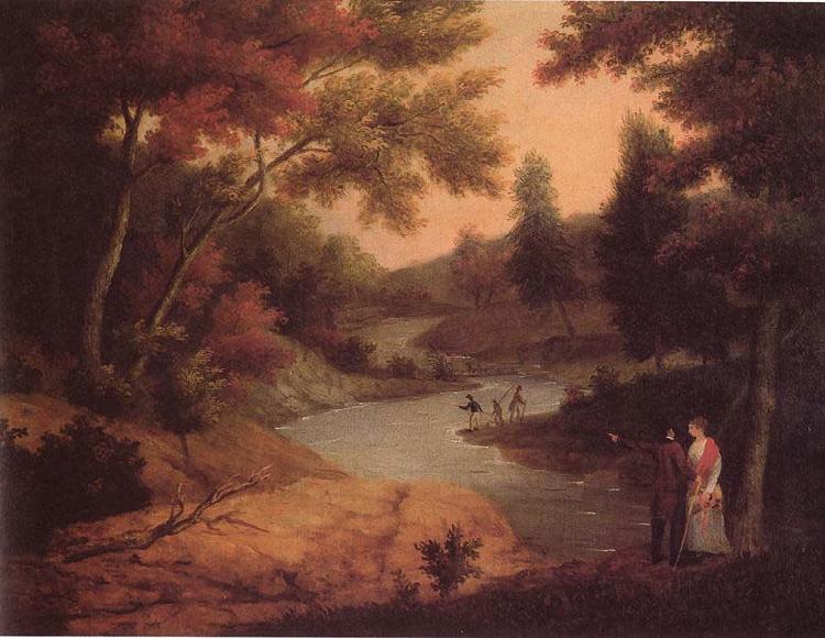 James Peale View on the Wissahickon oil painting image